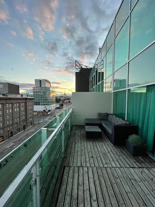 Rooftop Terrace In The Center Of Tallinn